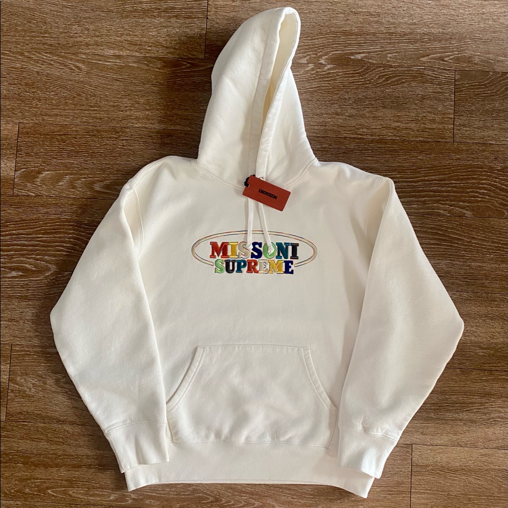 Nwt Missoni X Supreme Embroidered Hoodie
